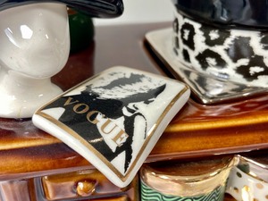 lot 13 image: Tony Carter Vogue Hats Limited Edition Ceramic Teapot- Made in England #97913