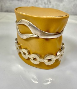 lot 26 image: Pair Vintage Sterling Silver Bracelets