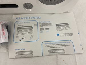 lot 34 image: Sirius XM Satellite Radio Boombox