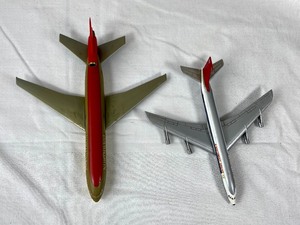 lot 47 image: Pair Vintage Northwest Airlines  Northwest Orient Model Airplanes