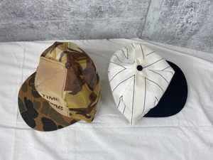 lot 50 image: Pair Vintage Trucker Hats- Miller Time & Pigs Eye Pilsner Beer