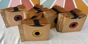 lot 54 image: 112 Vintage 45 Vinyl Records
