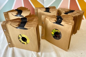lot 55 image: 124 Vintage 45 Vinyl Records