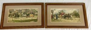 lot 66 image: Pair Framed George Wright Prints