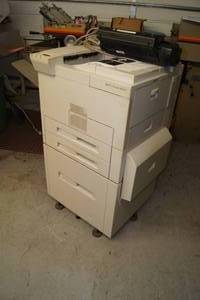 lot 9 image: HP LaserJet 8150N Laser Printer - Capable of 11 x 17