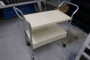 lot 19 image: 2 Handle Wheeled Cart