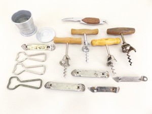 lot 10 image: Lot of Vintage Grain Belt, Hamms, Advertising etc. Bottle Openers etc.