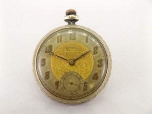 lot 68 image: Vintage Marcel 14k Gold Plated Pocket Watch