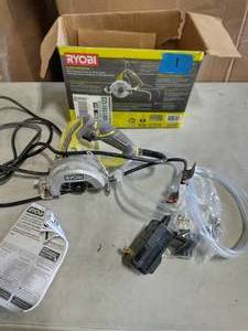 lot 1 image: RYOBI 4 in. Tile Saw