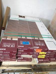 lot 88 image: HOME DECORATORS COLLECTION Cider Oak 7.5 in. L x 47.6 in. W Luxury Vinyl Plank Flooring (24.74 sq. ft.  case)