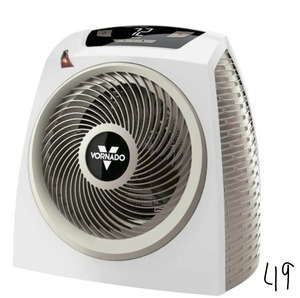 lot 49 image: VORNADO AVH10 1500-Watt Electric Whole Room Vortex Portable Heater with Automatic Climate Control