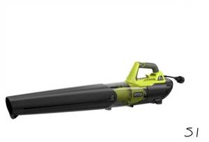 lot 51 image: RYOBI 135 MPH 440 CFM 8 Amp Corded Electric Jet Fan Blower