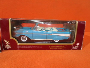 57 Chevy Bel Air Convertible & 55 Chevy Bel Air