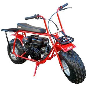 lot 61 image: NEW - Coleman Trail 200 196cc Gas-Powered Mini Bike - Red