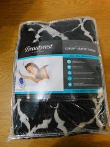 lot 75 image: Beautyrest Heated Oversized Throw
