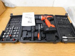lot 79 image: 18V Cordless Drill 78-Pc. Set