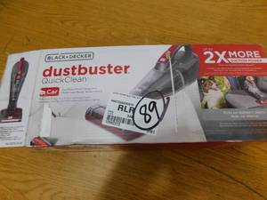 lot 89 image: BLACKDECKER QuickClean Car Cordless Hand Vacuum with Motorized Upholstery Brush