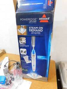 lot 91 image: Bissell PowerEdge Lift-Off Steam Cleaner