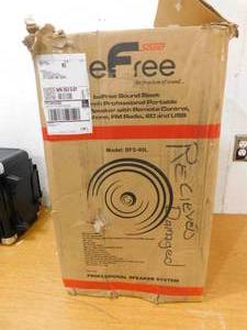lot 103 image: beFree Sound Sleek 10 Professional Portable Bluetooth PA Speaker