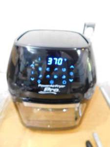 lot 104 image: Power AirFryer Pro Oven 6-Qt. - Black