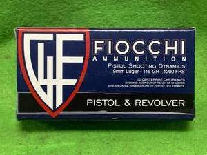 lot 3 image: 50 Rounds 9mm 115gr Ammo Ammunition