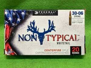 lot 7 image: 20 Rounds 30-06 sprg 150gr Ammo Ammunition