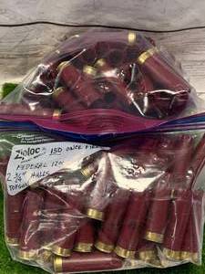 lot 19 image: 150ea 12 Gauge 2 34 Hulls (fired once)