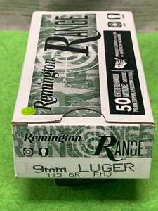 lot 31 image: 50 Rounds 9mm 115gr Ammo Ammunition