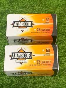 lot 56 image: 100 Rounds .22 Hollow Point Ammo Ammunition