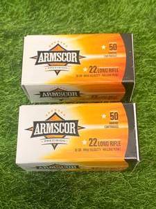 lot 57 image: 100 Rounds .22 Hollow Point Ammo Ammunition