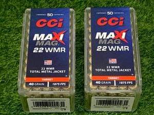 lot 59 image: 100 Rounds .22 WMR Ammo Ammunition
