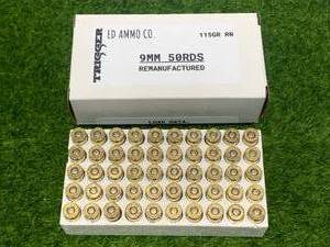lot 64 image: 50 Rounds 9mm 115gr Remanufactured Ammo Ammunition