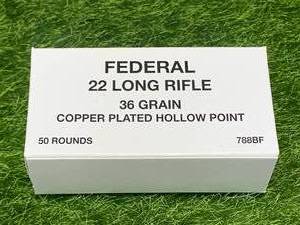 lot 68 image: 50 Rounds .22 Copper Plated Hollow Point Ammo Ammunition