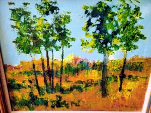 lot 39 image: Framed Vintage Painting