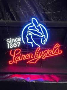 lot 22 image: Leinenkugels maidenhead neon, Since 1867
