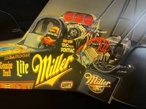 lot 24 image: Miller Lite Racing backlit top fuel dragster, Don Prudhomme