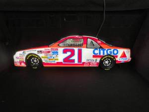 lot 26 image: NASCAR Citgo car #21 internally lit plastic sign