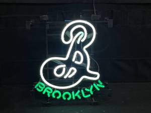 lot 62 image: Brooklyn B neon