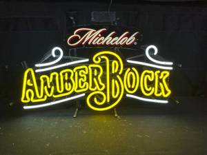 lot 79 image: Michelob Amber Bock neon