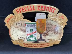 lot 116 image: Heilemans Special Export, foil over cardboard sign
