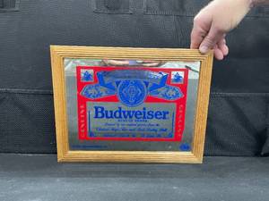 lot 119 image: Budweiser Beer mirror