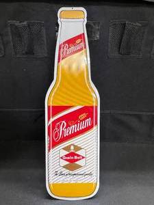 lot 120 image: Grain Belt Premium Beer longneck tin sign