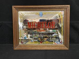 lot 138 image: Michelob Beer mirror