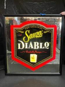 lot 157 image: Sauza Diablo light up mirror