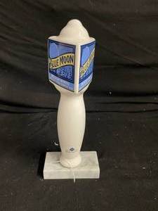 lot 195 image: Blue Moon tap handle  tapper. Like new