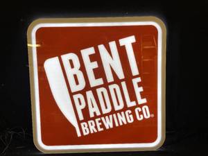 lot 210 image: Bent Paddle LED light up sign