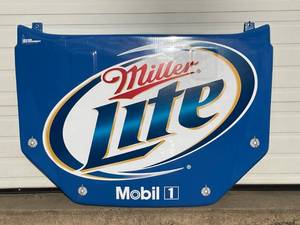 lot 229 image: Miller Lite racing car hood