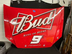 lot 31 image: Budweiser race car hood #9