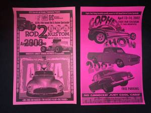 lot 304 image: Lot of 2 Annual GSTA posters 2000 (44th) and 2002 (46th)
