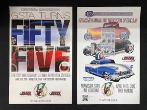 lot 307 image: Lot of 2 Annual GSTA posters 2011 (55th) and 2012 (56th)